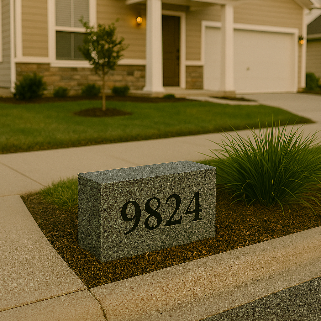 Stone Address Marker