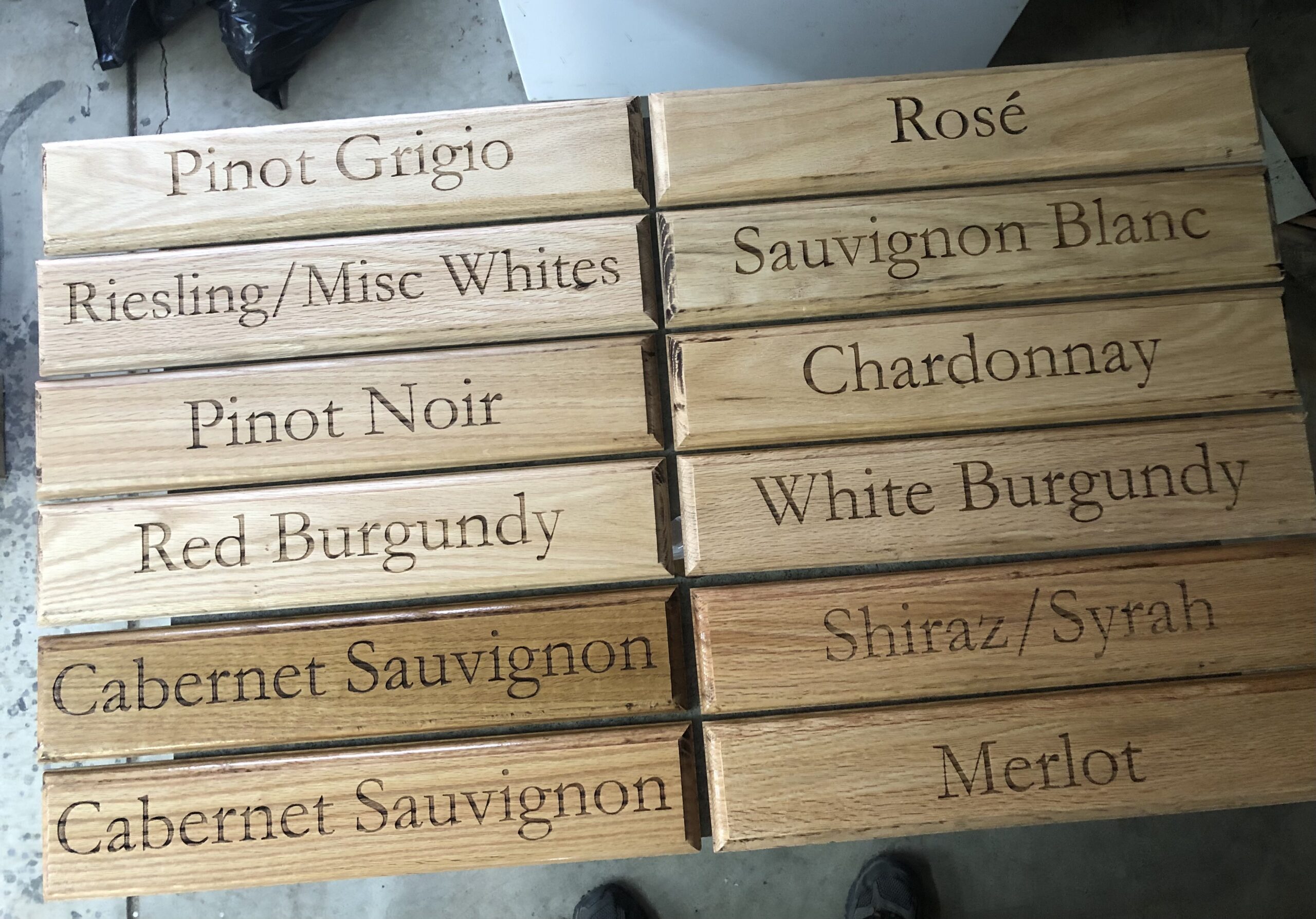 Wine Box Engraving